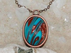 Zelené secesní slzičky