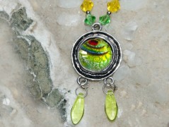 Zelené secesní slzičky