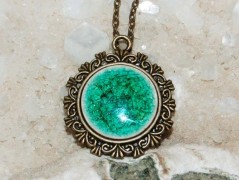 Zelené secesní slzičky