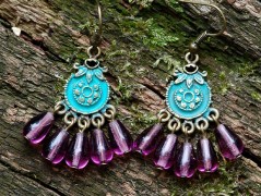 Zelené secesní slzičky