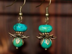 Zelené secesní slzičky