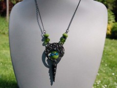 Zelené secesní slzičky