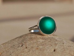 Zelené secesní slzičky