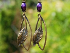 Zelené secesní slzičky