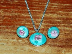 Zelené secesní slzičky