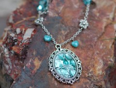 Zelené secesní slzičky