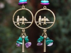 Zelené secesní slzičky