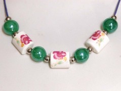 Zelené secesní slzičky