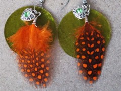 Zelené secesní slzičky