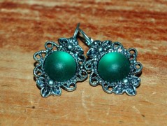 Zelené secesní slzičky