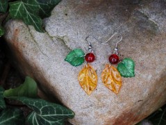 Zelené secesní slzičky