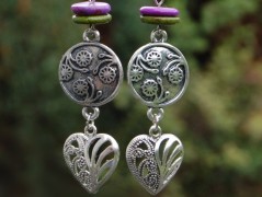 Zelené secesní slzičky