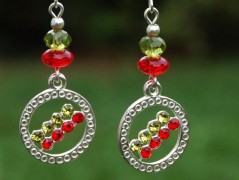 Zelené secesní slzičky