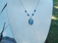 Zelené secesní slzičky