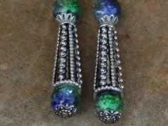 Zelené secesní slzičky