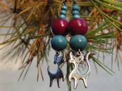 Zelené secesní slzičky