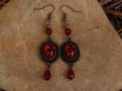 Zelené secesní slzičky