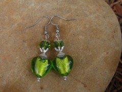 Zelené secesní slzičky