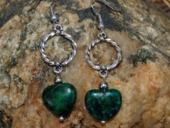 Zelené secesní slzičky