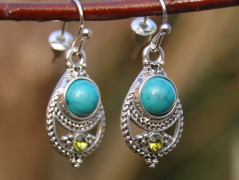 Zelené secesní slzičky