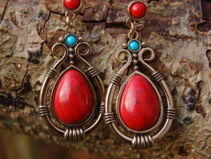 Zelené secesní slzičky