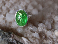 Zelené secesní slzičky