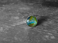 Zelené secesní slzičky