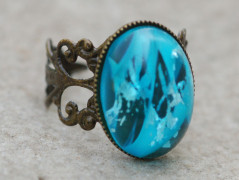 Zelené secesní slzičky