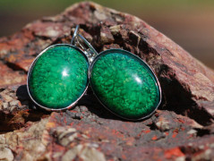 Zelené secesní slzičky