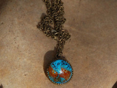 Zelené secesní slzičky