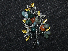 Zelené secesní slzičky