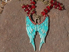 Zelené secesní slzičky