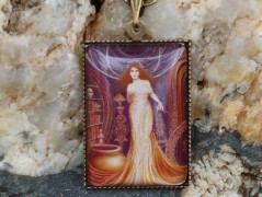 Zelené secesní slzičky