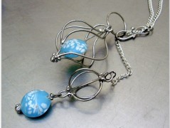 Zelené secesní slzičky