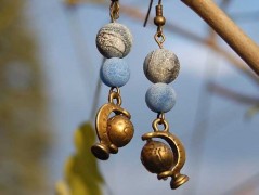 Zelené secesní slzičky