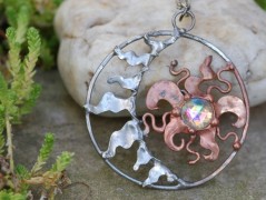 Zelené secesní slzičky