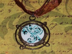 Zelené secesní slzičky