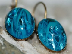 Zelené secesní slzičky