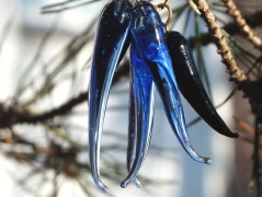 Zelené secesní slzičky