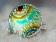 Zelené secesní slzičky