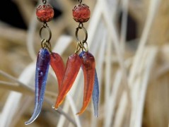 Zelené secesní slzičky