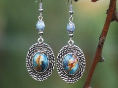 Zelené secesní slzičky