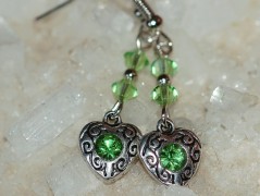 Zelené secesní slzičky