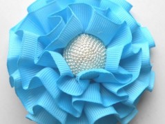 Brož z organzy fialová SLEVA z 69,-