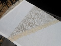 Brož z organzy fialová SLEVA z 69,-