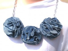 Brož z organzy fialová SLEVA z 69,-