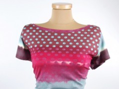 Dlouhá dílová sukně proužky