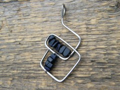 H jako Hana..přívěsek z chir. oceli