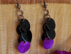 Náušnice houkání z lesa