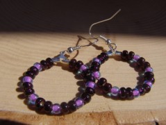 Náušnice houkání z lesa